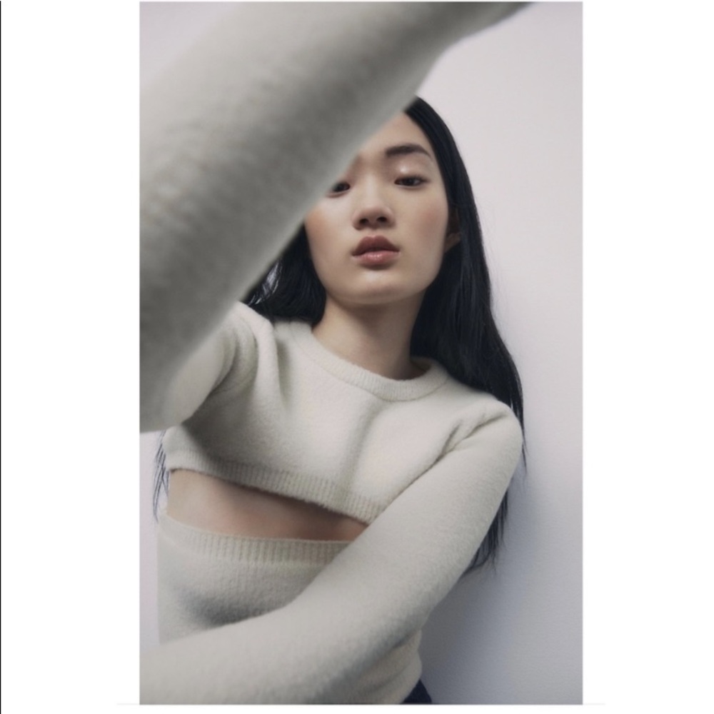 Zara Knit Arm Warmers Bloggers Fav Size Small NWT - Picture 7 of 11